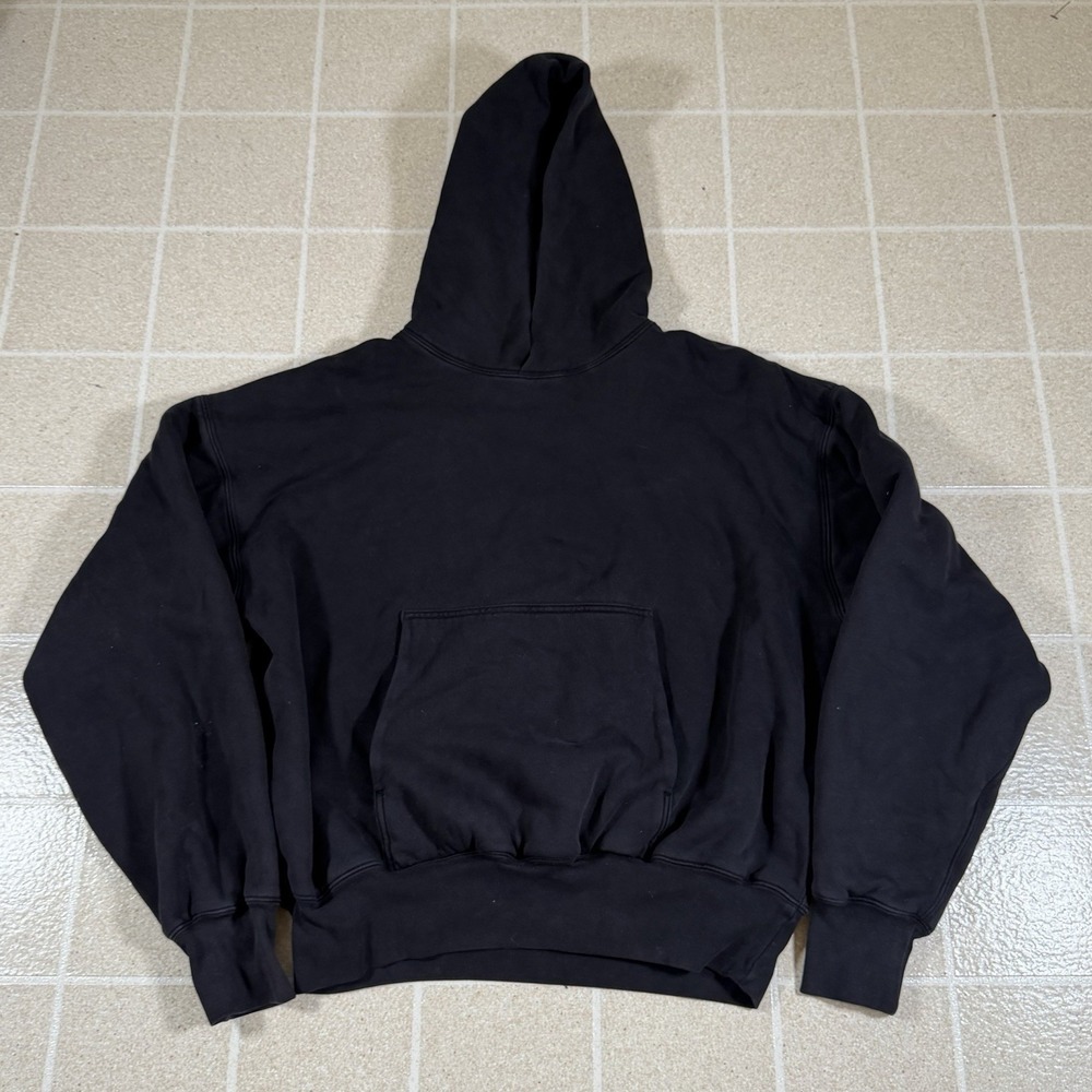 Yeezy Gap Perfect Hoodie Black Size L Kanye West  Heavyweight pullover